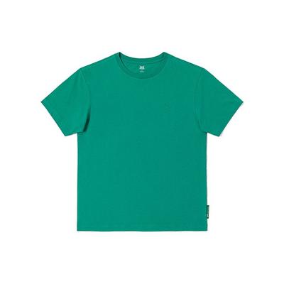 SS23 Solid Color Round Neck Short Sve T-Shirt Men Tops Green LMT0045413RX00FA03705