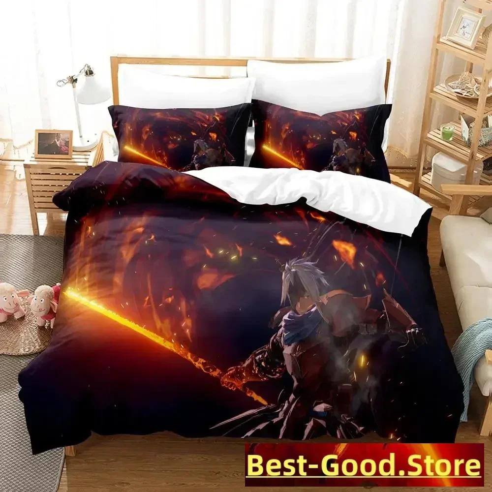 New Tales Of Arise Bedding Set Duvet Cover Sheet Printed Bed Set Pillowcase Bed Full Queen King Size Comforter Bedroom