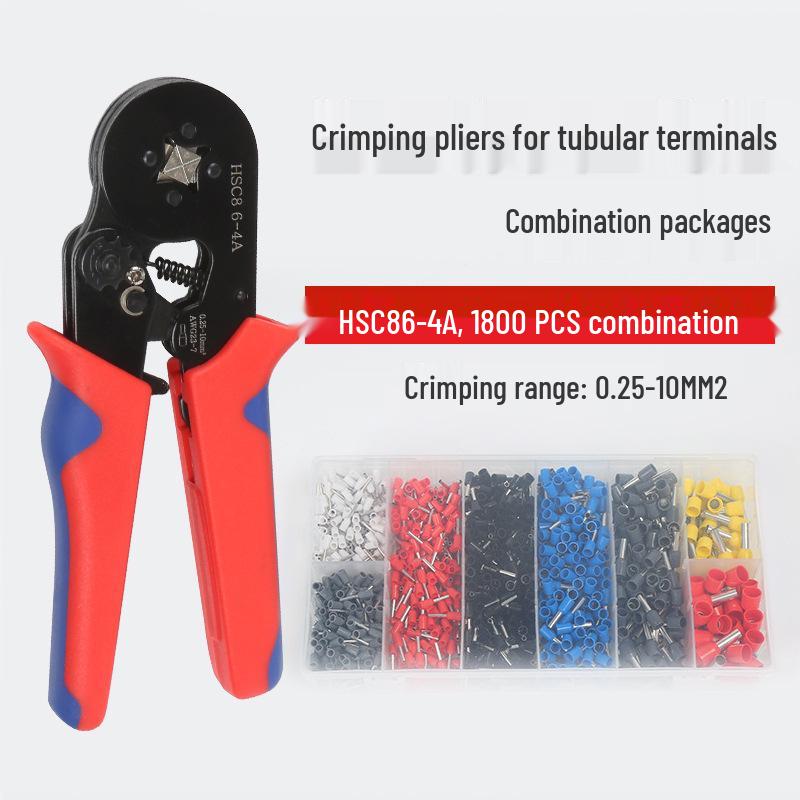 Multifunctional Crimping & Wire Stripping Tool Set for Ferrule and Pin Terminals