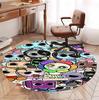Dandy's World Pattern Round Rug, Indoor/Outdoor Mat, for Picnic, Gameroom, Bedroom, Office, Living Room, Home Decor Carpet, Birthday Gift
