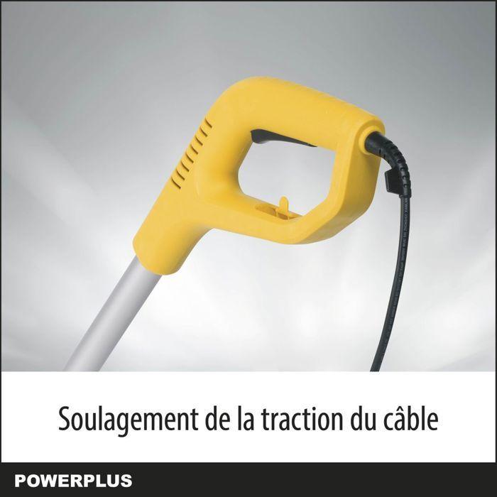 Powerplus Désherbeur Électrique POWXG6601 - Extracteur de Mauvaises Herbes de 2000 W, 115 cm de Long et Température de 650° C