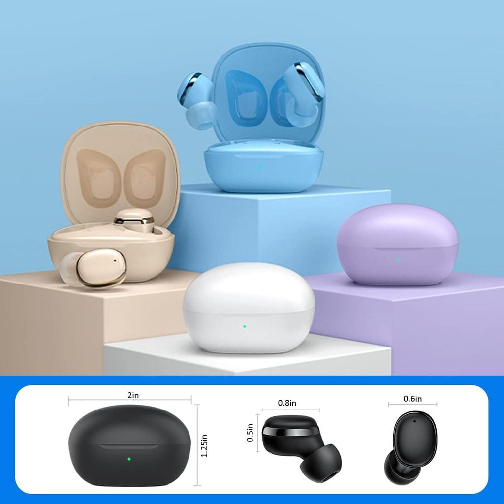 Kamon K11 Wireless Earbuds with Wireless Charging Case, Bluetooth 5.3, Touch Control Waterproof, in Ear Stereo Headphones Built in Mic Headset
