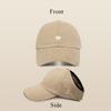 Sweet Love Heart Embroidery Baseball Hat For Women Solid Color Korean Girl Peaked Cap Outdoor Soft Cotton Snapback Sun Visor Hat