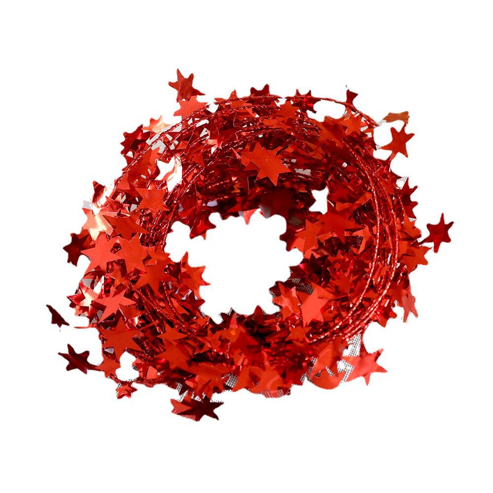 Qing Meng Raffia Five-Pointed Star Christmas Decoration
