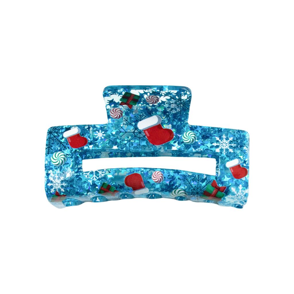 Spinka do włosów z poroża Duży klips do włosów Modna świąteczna ozdoba Chwytak Świąteczne spinki Narzędzie do stylizacji włosów Ozdoby