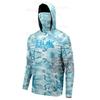Mens Quick-Dry UV Protection Hooded Fishing Long Sleeve Shirt Outdoor Sports Cycling Running Summer