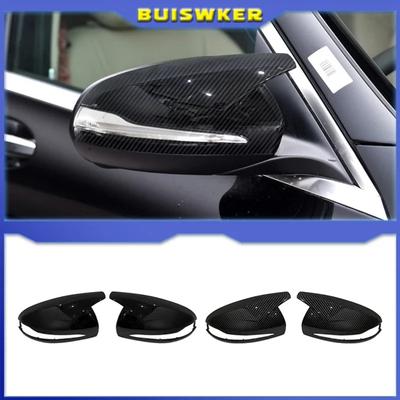 Osłona Lusterka Bocznego z Włókna Węglowego dla Mercedes-Benz W205 W213 X253 C E GLC GLA GLB Klasa