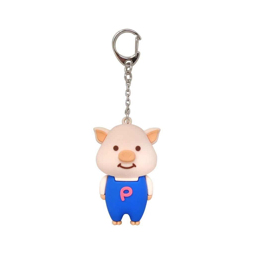 Naitou Design Poohton Keychain Mascot, Denim (Standing), Plush Toy, Mascot, Miscellaneous Goods