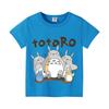 Koszulka dziecięca Totoro Dziewczynka Chłopiec Bawełna Krótki rękaw Anime Kreskówka Koszulki Moda Okrągły dekolt Koszulka Dzieci Urocze Letnie ubrania Nowe