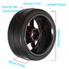1/10 RC Drift Tires and Aluminum Wheels  4pcs 12mm Hex for Tamiya Traxxas HPI KYOSHO XV02 XV01 TT01 TT02 PTG2 A959
