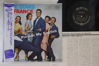 LP-Platte BLUE STARS OF FRANCE Pardon My English DMJ5017 MERCURY 1991 Japan Obi Jazz Gebraucht