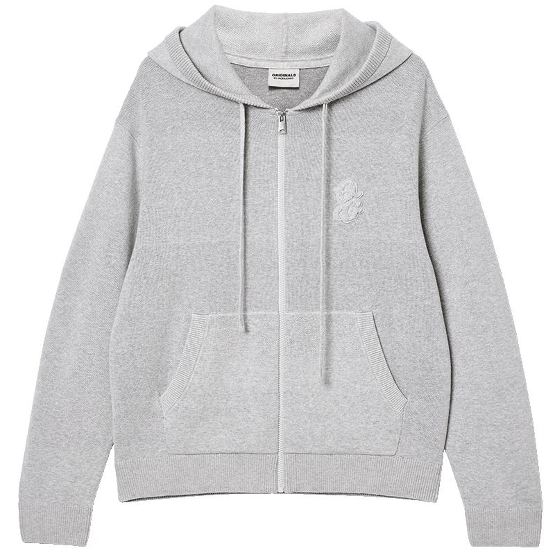 JACK&JONES Men s Hooded Knit Cardigan Sweater 225313011 S
