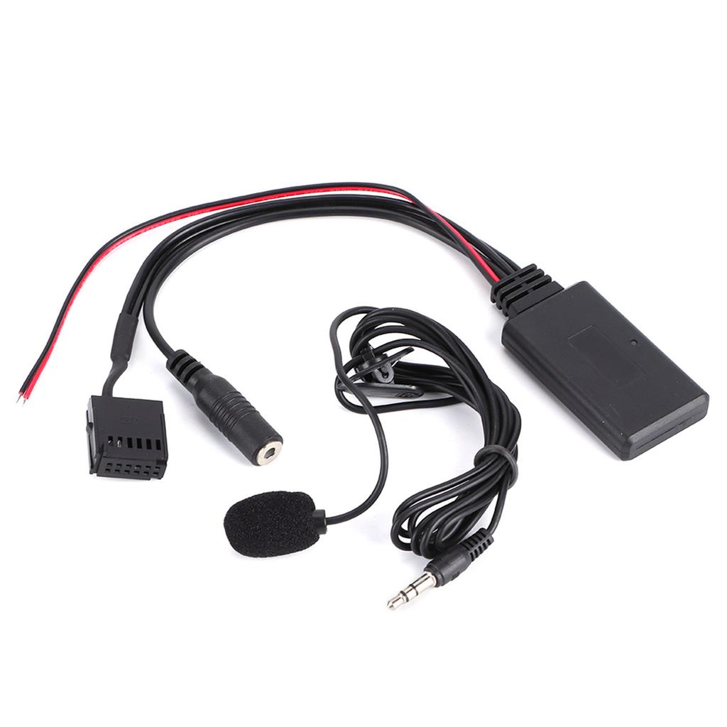 Car Bluetooth AUX‑IN Cable Adapter with Microphone Handsfree Calling Fit for Ford Focus 6000CD