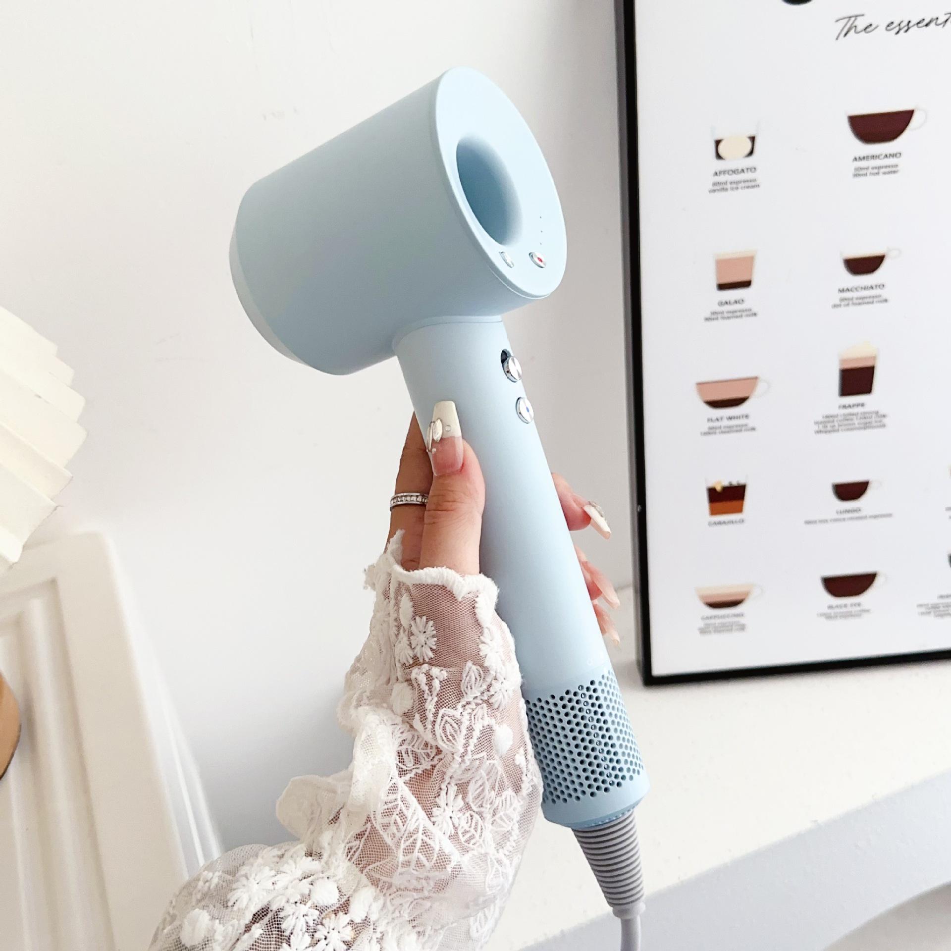 High-Speed Bladeless Hair Dryer with Constant Temperature & Ionic Technology for Home Use Standard 1.8m - Single Nozzle