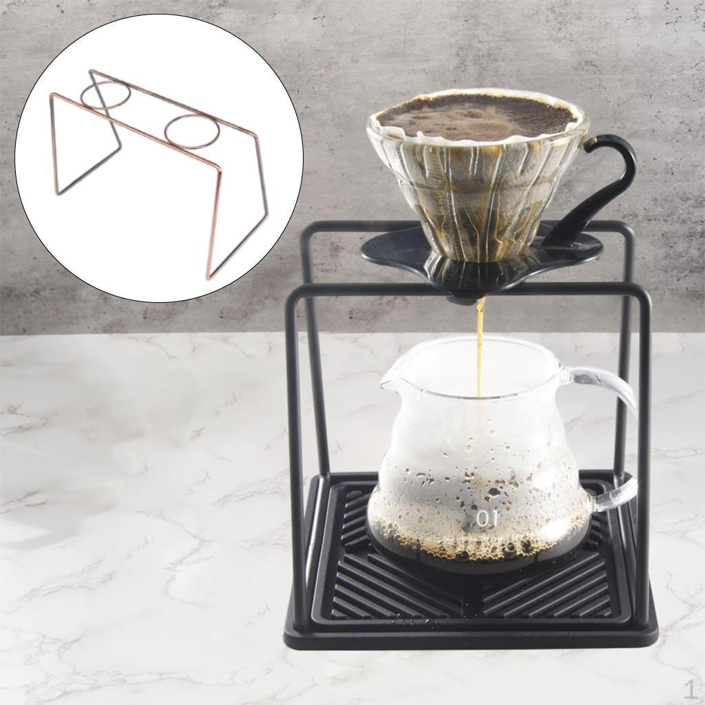 Coffee Dripper Stand Multi-Hole Household Filter Cup Holder Drip Bracket for Office