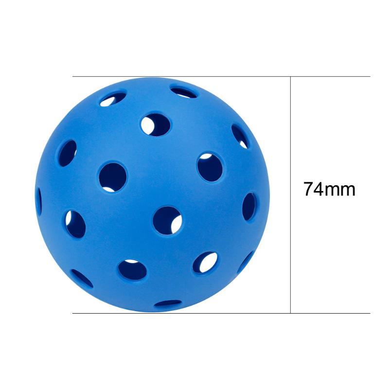 12Pcs Pickleball 74Mm 40 Holes Outdoor Durable Pickleballs 26G Per Ball For Competition Pack Of Outdoor Pickleballs