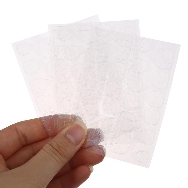 120Pcs / Lot  Double Side Adhesive  Glue Sticker False Nail Extension Tools