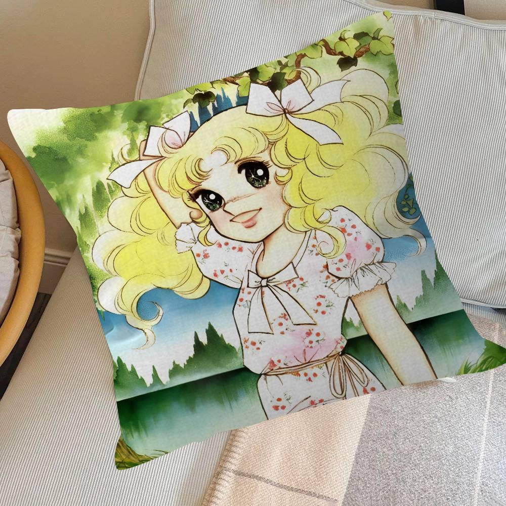 Anime Candy Candy Cushion   Cushion Cover Car Throw Pillow Case For Sofa Car Christmas Gift