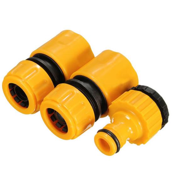 3Pcs 1/2 Inch Quick Water Tap Adapter Irrigation Hose Connector Garden Tool