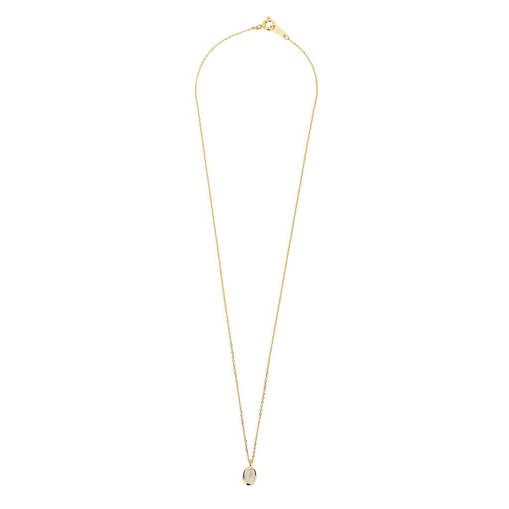 Charmy 16K, Silver 925 Rainbow Moonstone Necklace