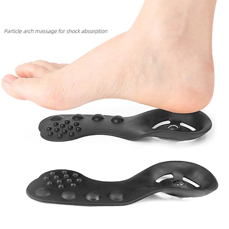 Magnetic Message Foot Pads Soles Pads For Flat Feet TPE Flat Foot Support Insoles With Massage Point For Plantar Comfort