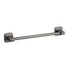 No-Punch Wall-Mounted Bathroom Towel Rack with Single Bar and Storage Shelf