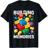 Building Memories Shirt Bricks Blocks Adult Kids Boys Girls T-Shirt