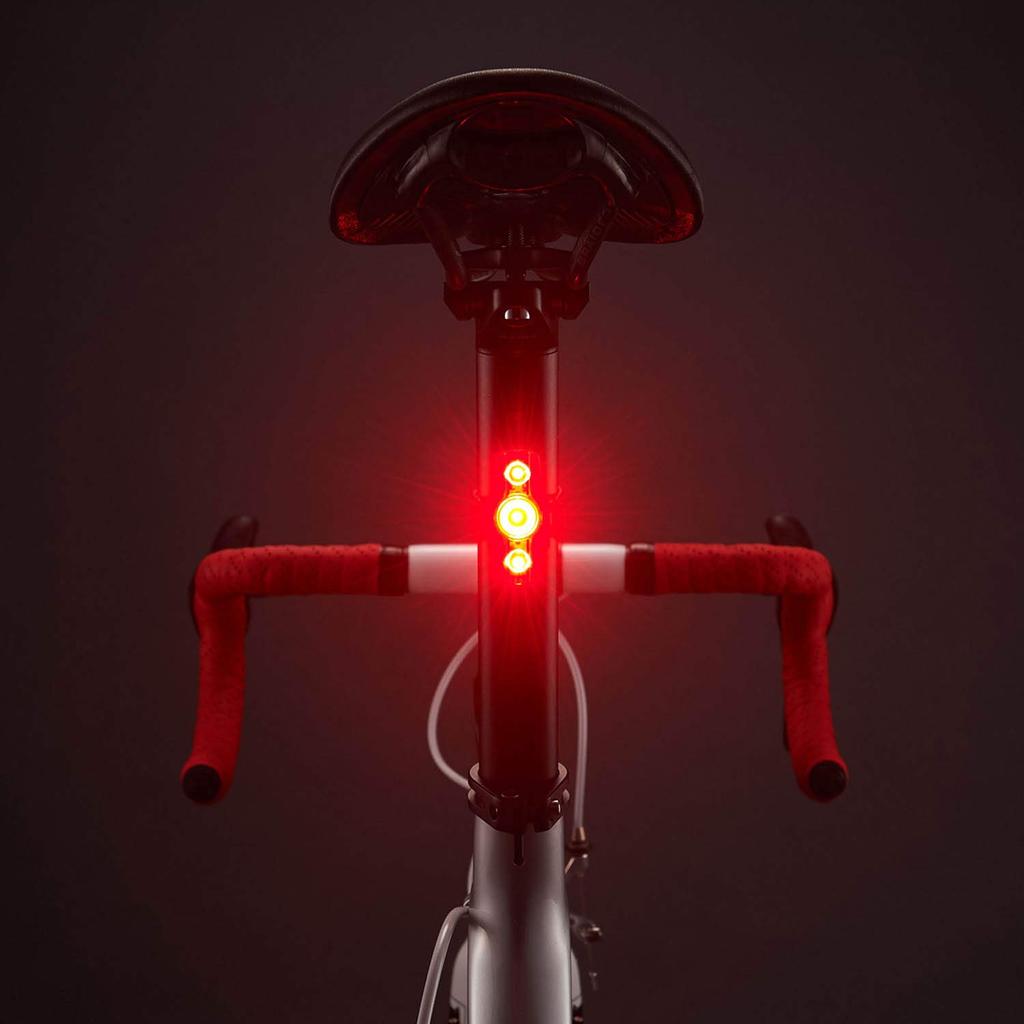 CAT EYE RAPID mini Bicycle Rear Taillight 25 USB Seatpost Mountable Safety Light TL-LD635-R (Max Lumens) Rechargeable,