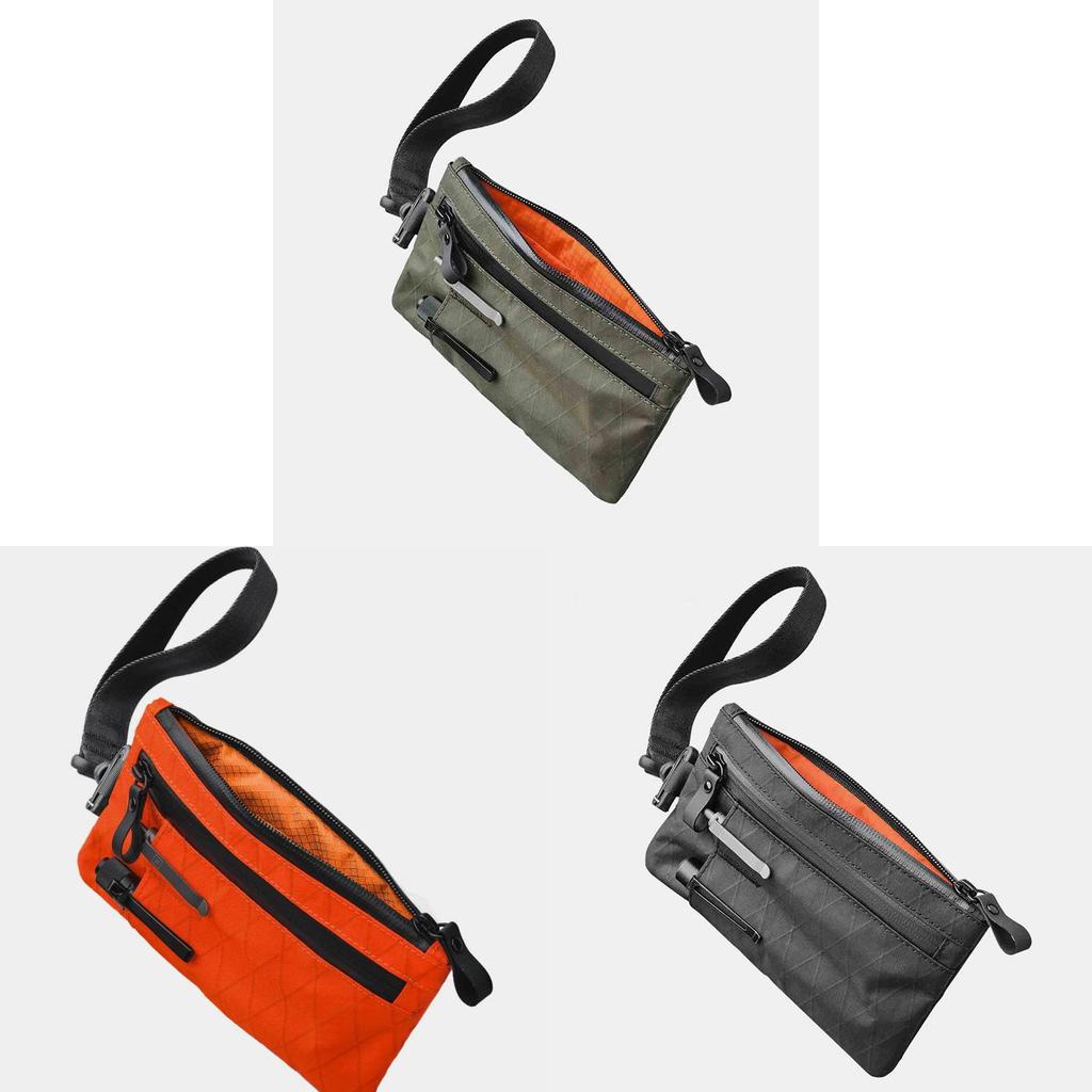 Portafoglio per Carte da Viaggio in Nylon Impermeabile per Organizer Portatile e Chiavi