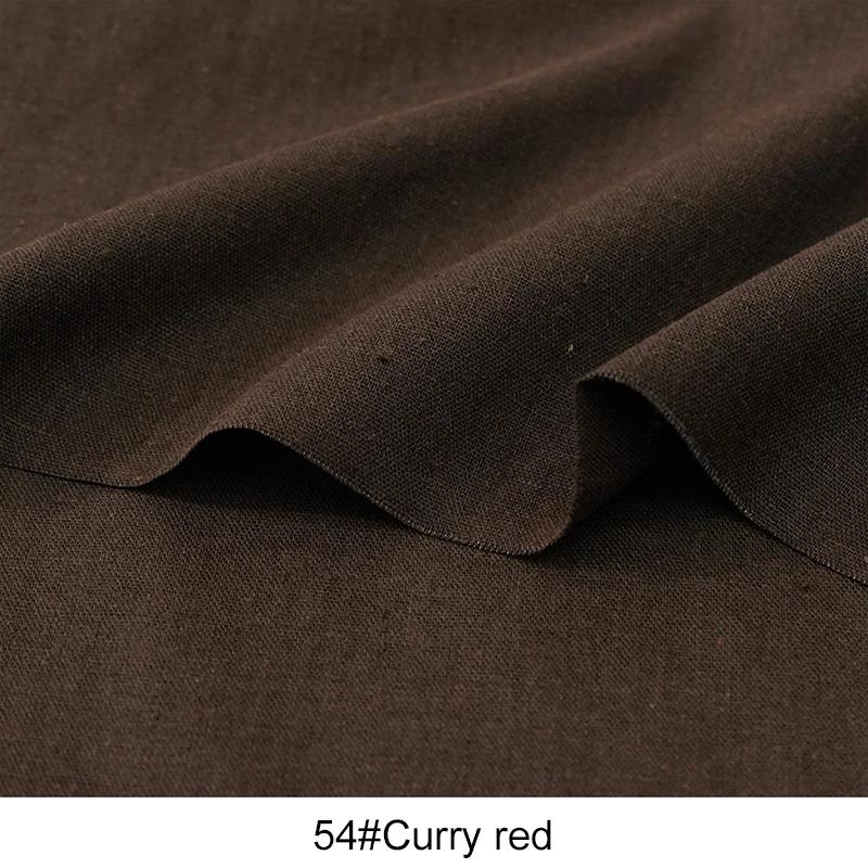 135x50/200cm Soft Faux Cotton Linen Fabric For Decorative Cloth Curtain  Clothing Tablecloth Handmade DIY Sewing Fabric W300022
