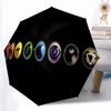Pikachu Family Hug Joy Folding Umbrella Suitable For All Seasons Travel Umbrella Sun Umbrella Gift