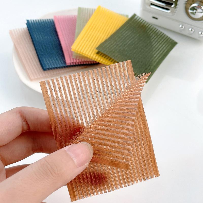 10 Stück/Packung Friseur Paste Haaraufkleber Keine Spuren Greifer Friseur Greifer Haarhalter Haarstyling Schneiden Tragbarer Magischer Aufkleber