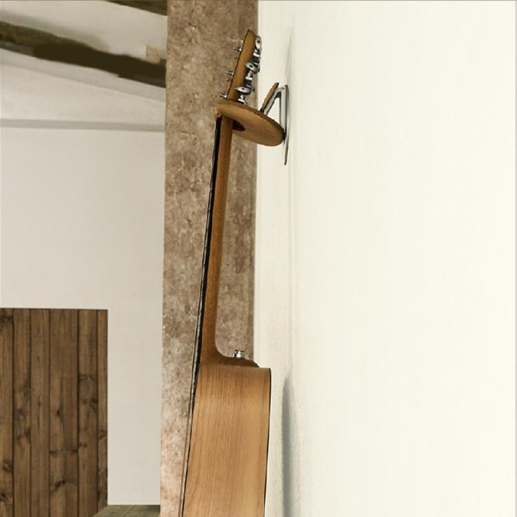 Multipurpose Wooden Wall Hook For Musical Instruments Modern Home Decoration Effortlessly Installation Clutter