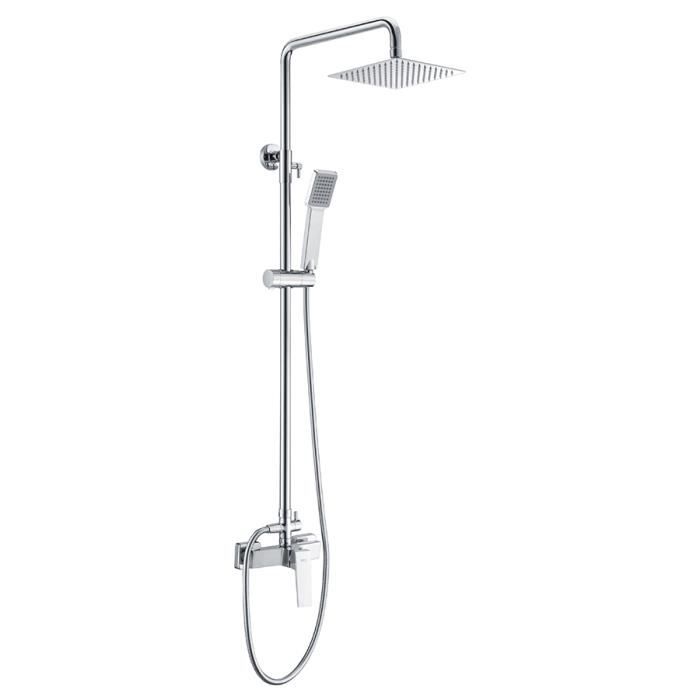 Colonne de Douche - IMEX - ART - Chromé - Acier - Carrée
