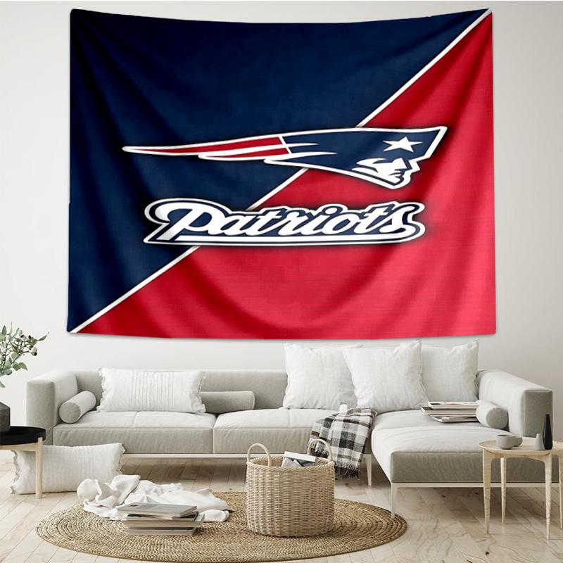 Patriots Team Spirit Tapestry Hanging for Bedroom,Livingroom, Playroom,Decor Art Room Wall Tapestry Holiday and Birthday Gifts