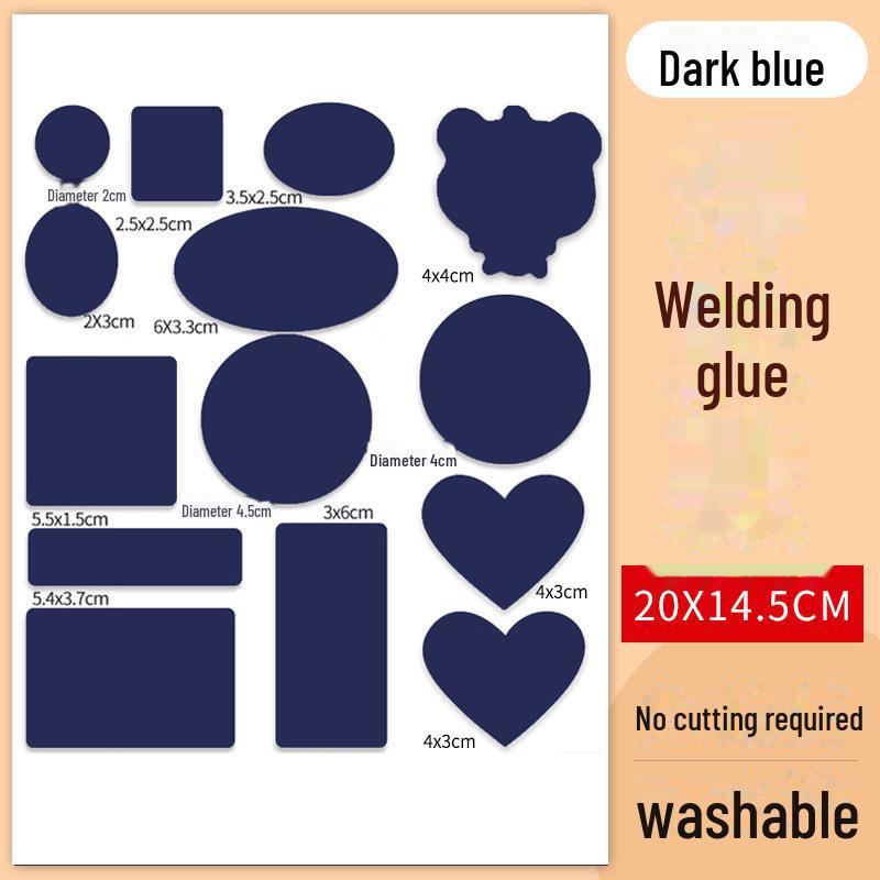 Autocolante cu patch-uri colorate cu desene animate: Reparații autoadezive, fără cusături, fără cusături pentru jachete și haine