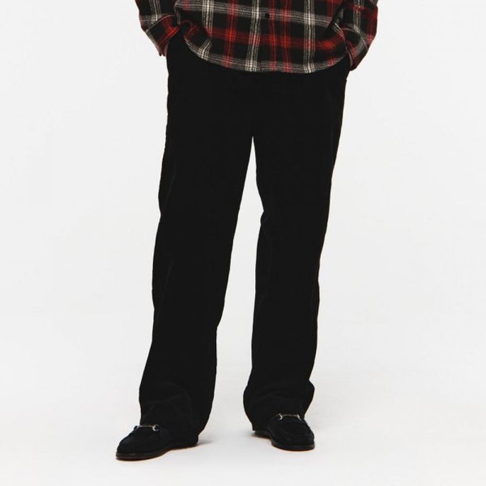 KANGOL Вельветовые базовые брюки черные 4561 SS