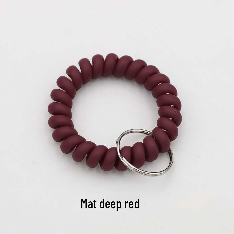 Minimalist Spring Coil Bracelet Keyring & Hair Tie