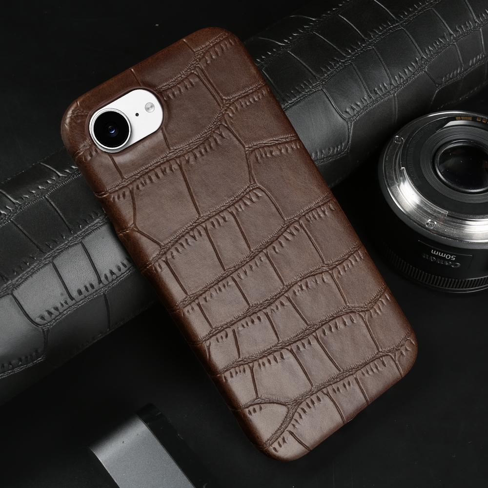 Premium krokodila ādas maciņš priekš iphone