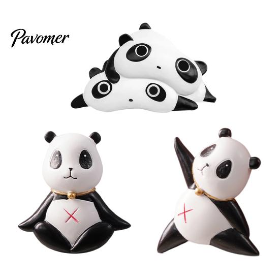 Panda Room Decor 3D Light Switch Sticker, Cute Decal, Easy Peel Resin Cover & Stick Wall Art for Home Bedroom Living Cartoon Surround