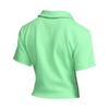 Nike Sportswear Essential Solid Logo Collar Short Sleeve Polo Shirt Women Tops Spring-Green DV7885-363