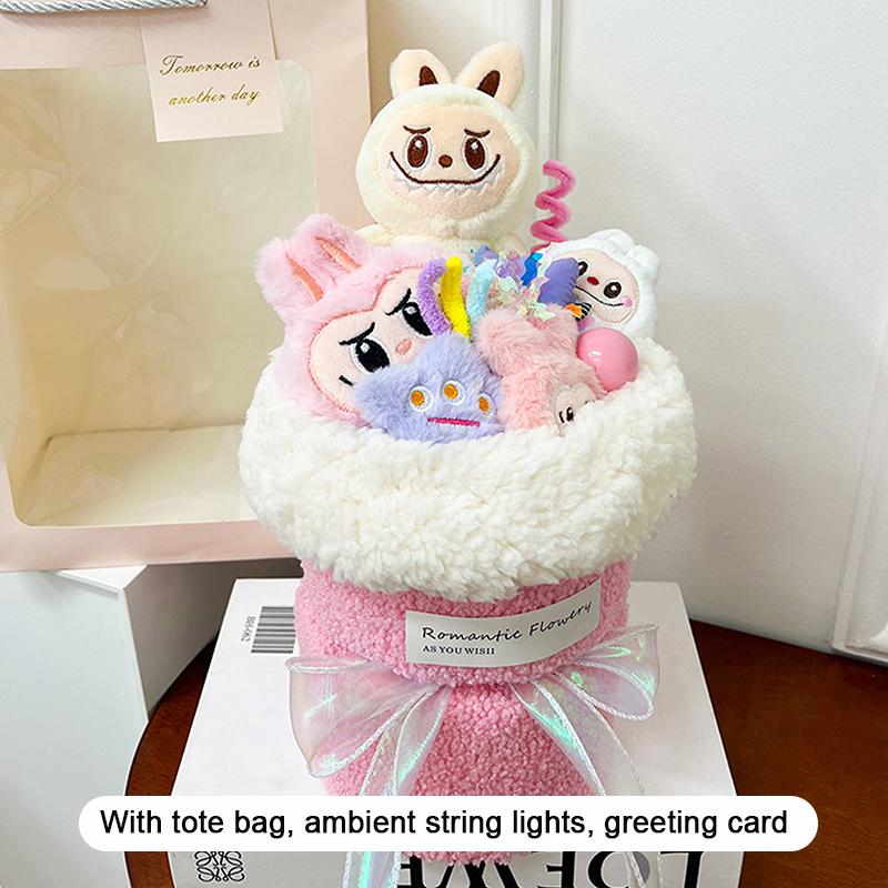 

Каваї Плюшева Лялька Букет Аніме Мультфільм М який Модний Плюшевий Штучний Букет