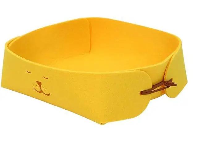 Hexagonal Felt Dice Tray Foldable Storage Box Game Tray Desktop Storage Box Jewelry Tray