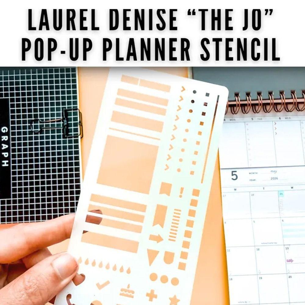 Manual Handmade Flexible Record Template Dot Grid Drawing and List Template  Template Drafting Tool