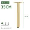 Adjustable Gold/Black Furniture Legs: Aluminum Alloy Support Feet for Bathroom Cabinets and Sofas