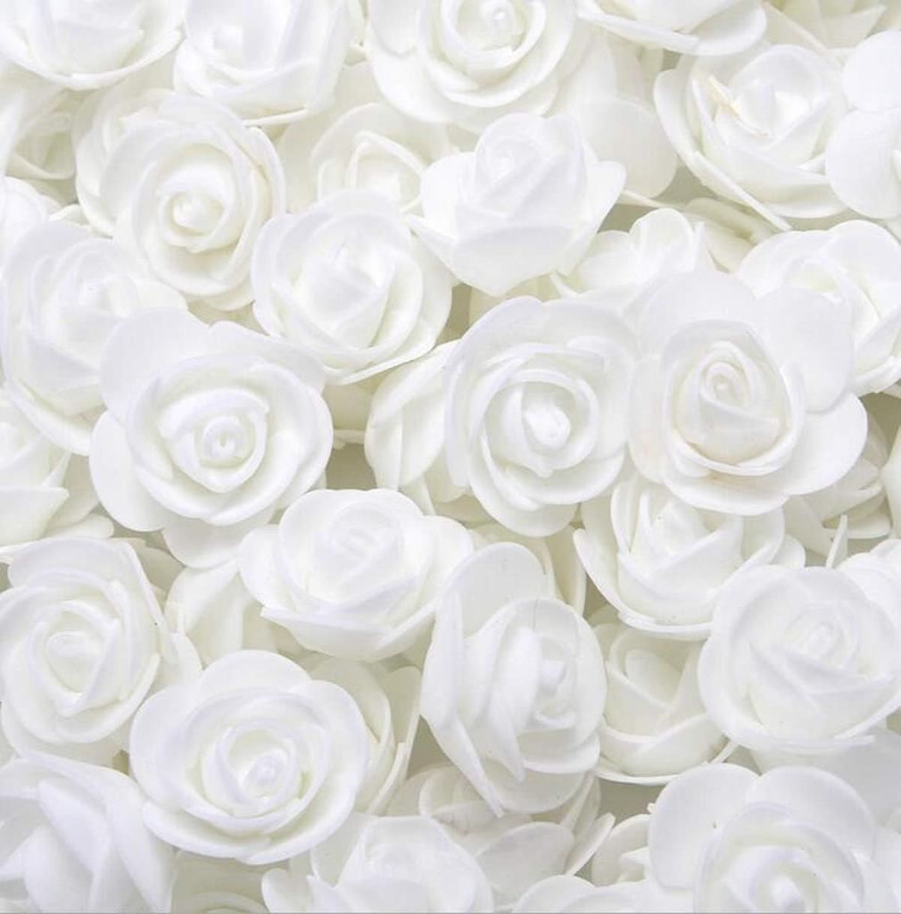 1000/100pcs Mini Foam Rose Head Artificial Rose Flower DIY Wedding Bouquets Party Gifts Valentines Day Party Decoration Supplies