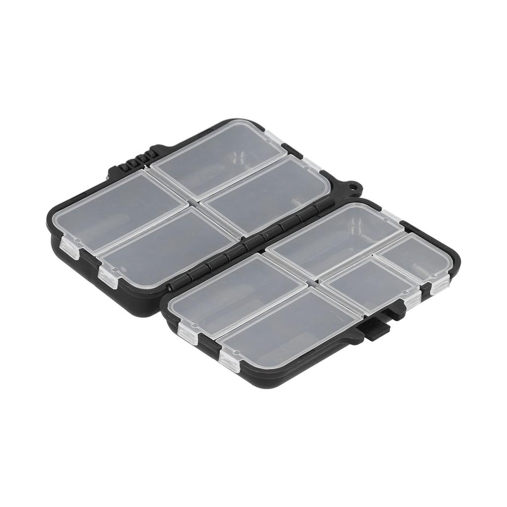 Fishing Tackle Box 9 Compartments Box Detachable Rigs Hook Bait Lure Storage Organizer
