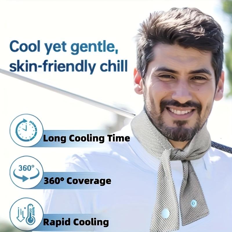Cooling Ice Scarf Summer Quick Dry Sweat Absorb Cold Beach Towel Neck Wrap Breathable Reusable Outdoor Running Cycling Bandana