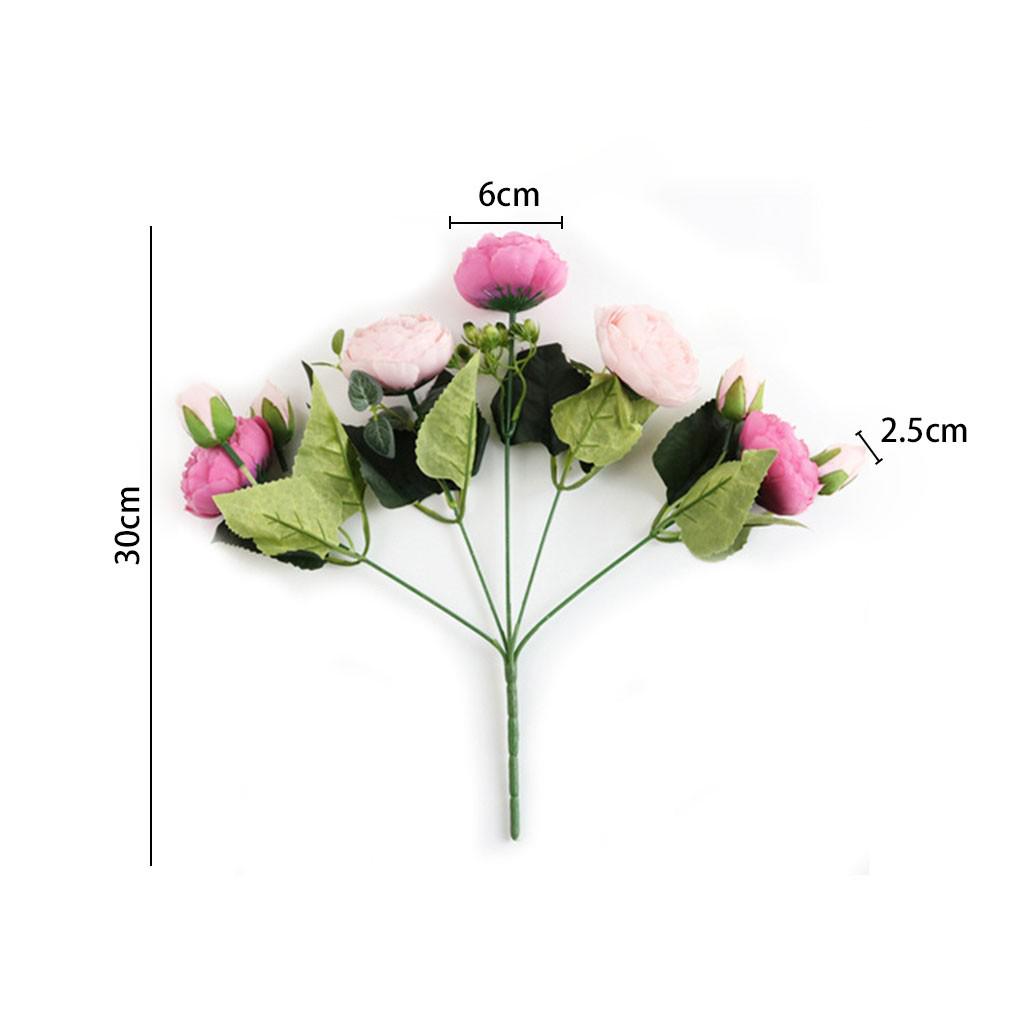 Korean Style Small Bunch Of Roses Artificial Fower Fake Flowers Home Wedding