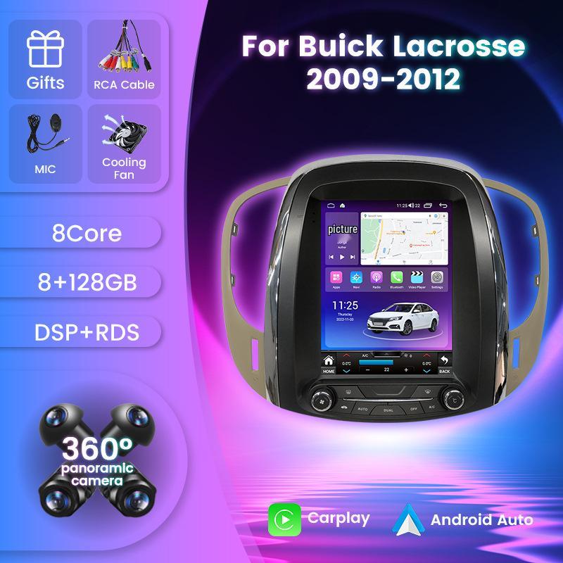 Buick LaCrosse (09-12) Vertical Screen Android Navigation & Reverse Camera System